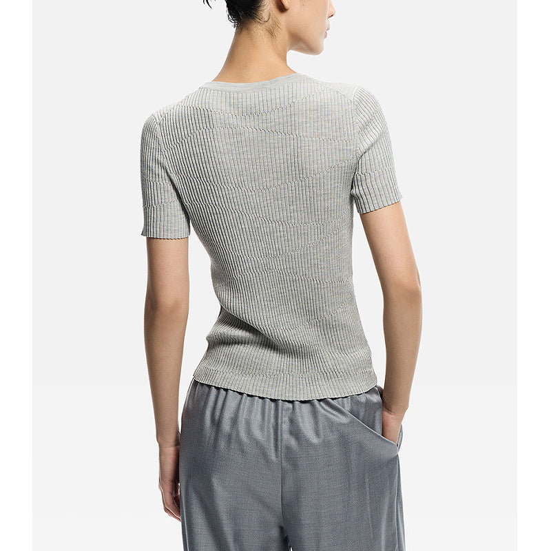 WTO 1 - Mulberry Silk Knitted Top