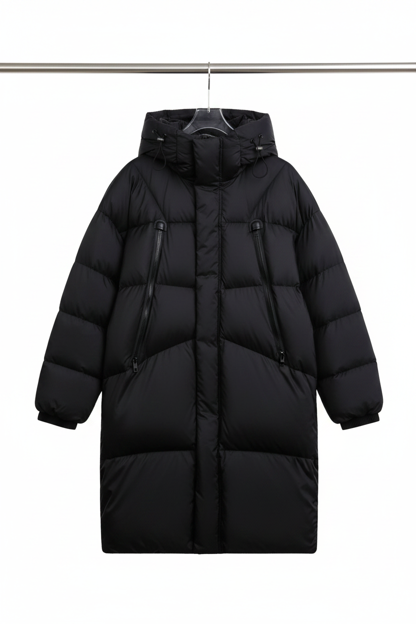 Black jacket front