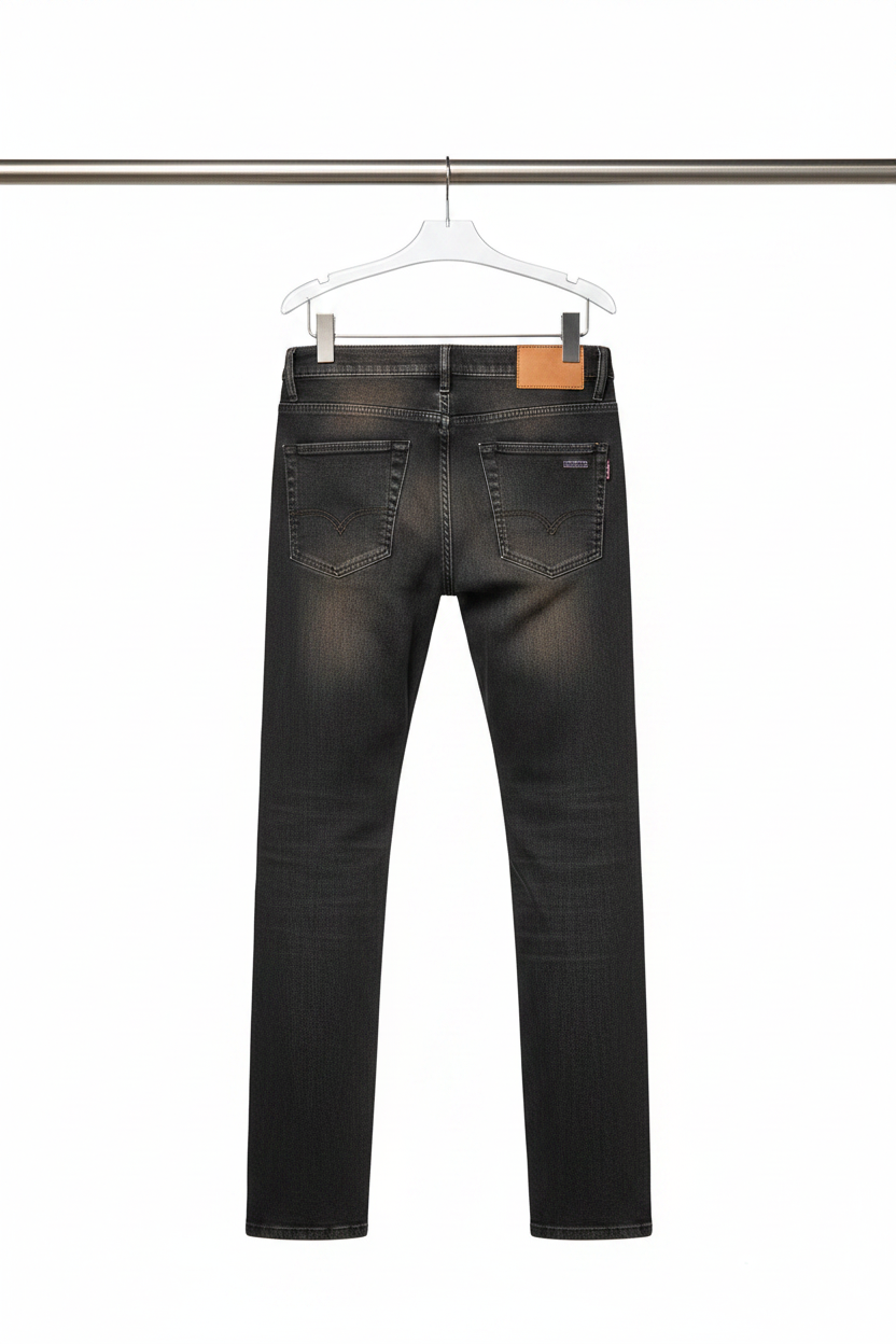 Black jeans back hanger