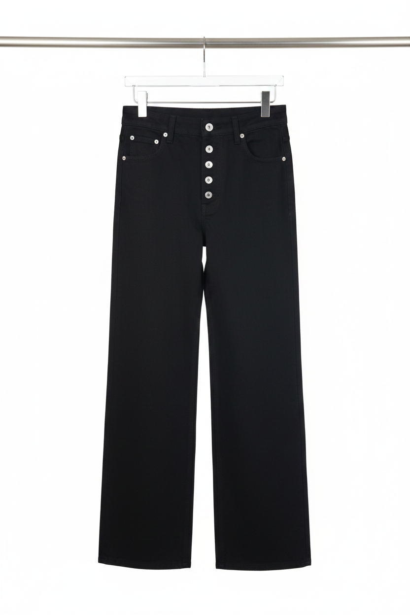 Black jeans front