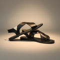 Black sandals studio
