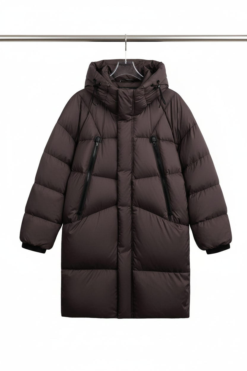 Brown jacket front