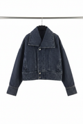 Denim jacket on rack