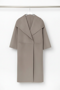 Gray coat front view