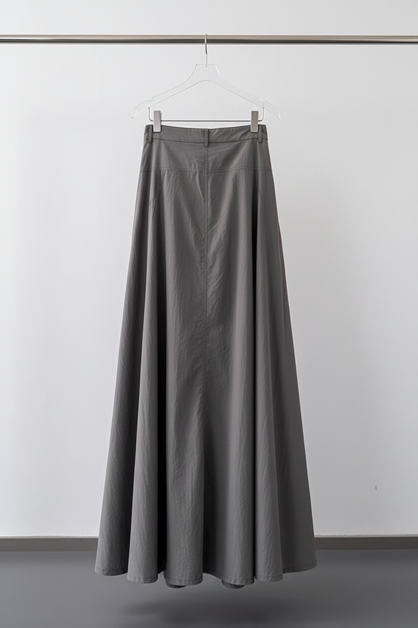 Gray skirt back