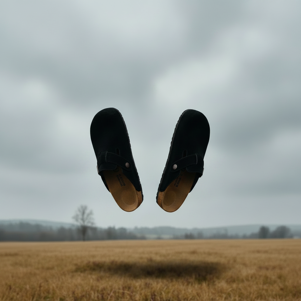 Black suede Scandic field