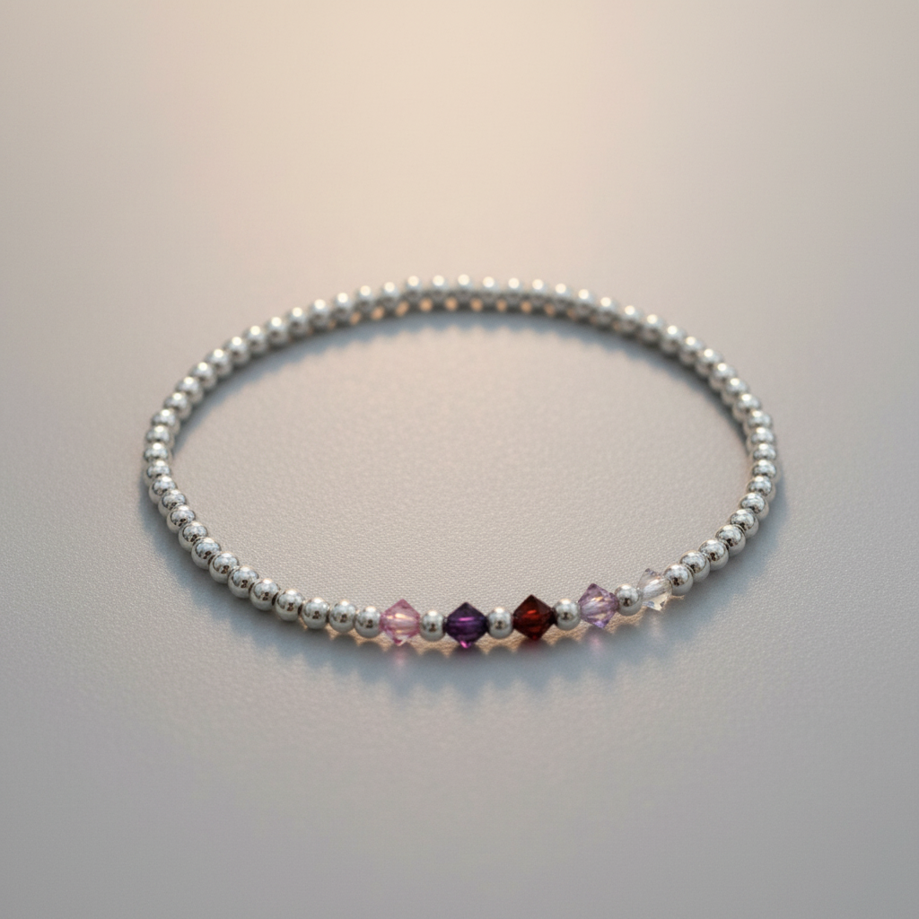 JBR 1 silver beads studio