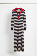 Nautical Striped Dress — Front on Hanger