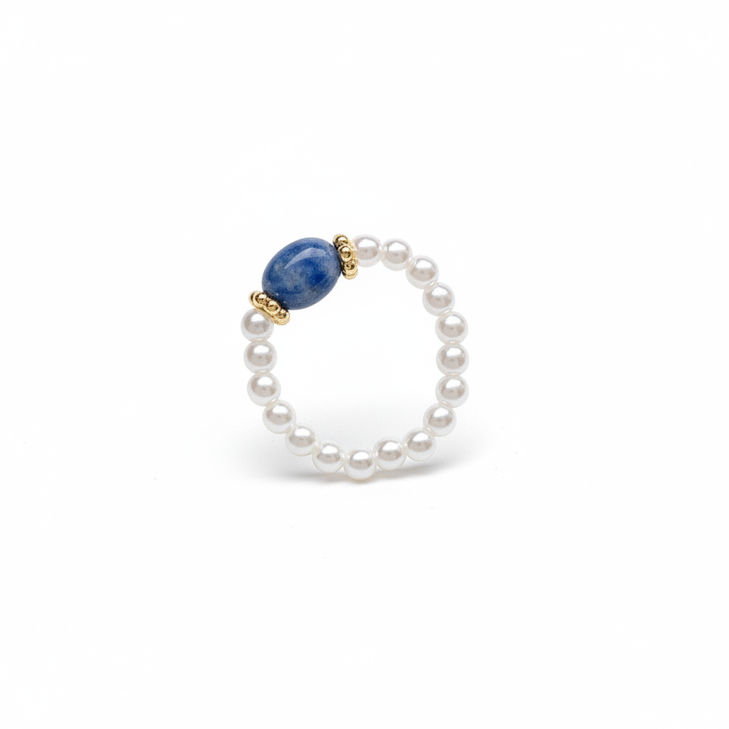 Pearl ring solo blue variant