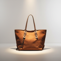 Rust tote white background